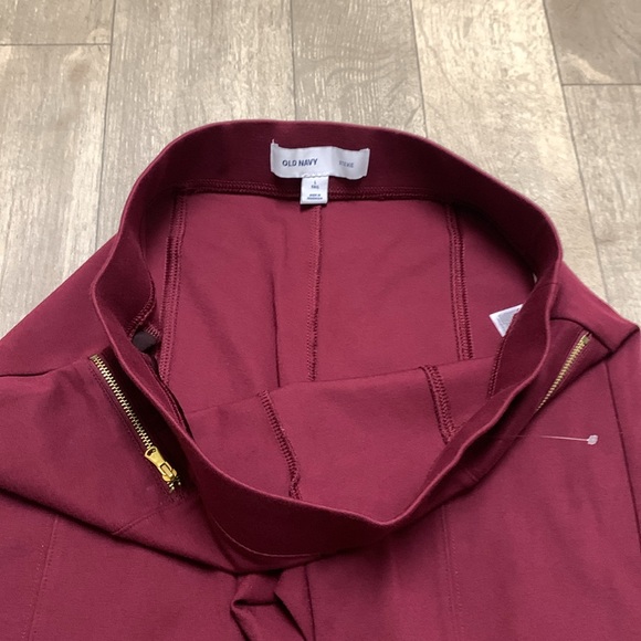 Womens NWOT Old Navy Stevie Suede Trim‎ Skinny Pull On Pants - Picture 7 of 8